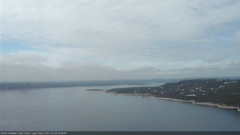 Lake Travis webcam, October 20, 2017 1:00 PM CT
