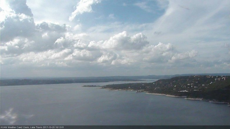 Lake Travis webcam, October 20, 2017 3:30 PM CT