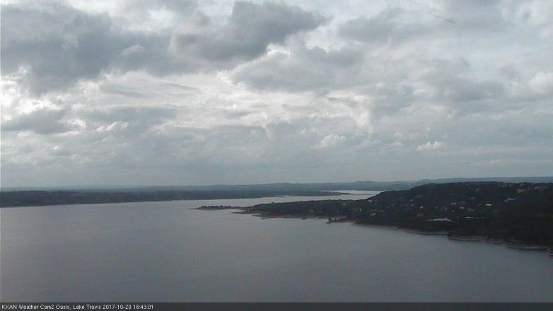 Lake Travis webcam, October 20, 2017 3:55 PM CT