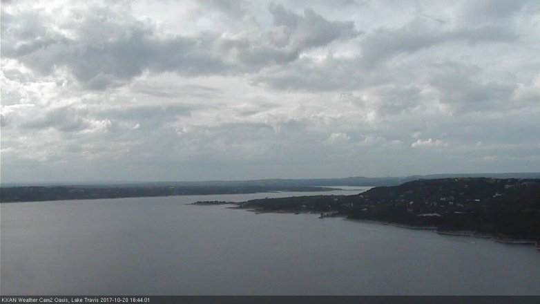 Lake Travis webcam, October 20, 2017 4:10 PM CT