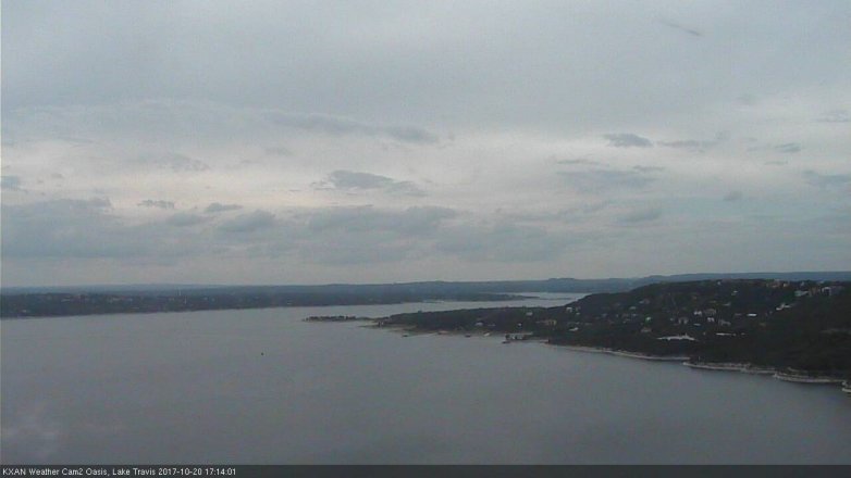 Lake Travis webcam, October 20, 2017 4:45 PM CT