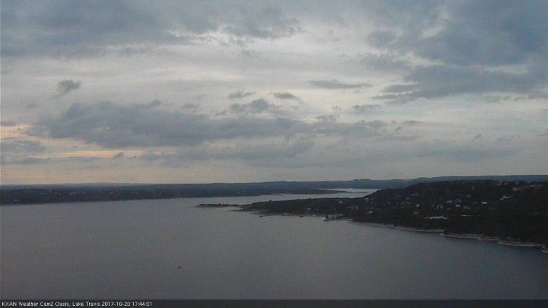 Lake Travis webcam, October 20, 2017 5:15 PM CT