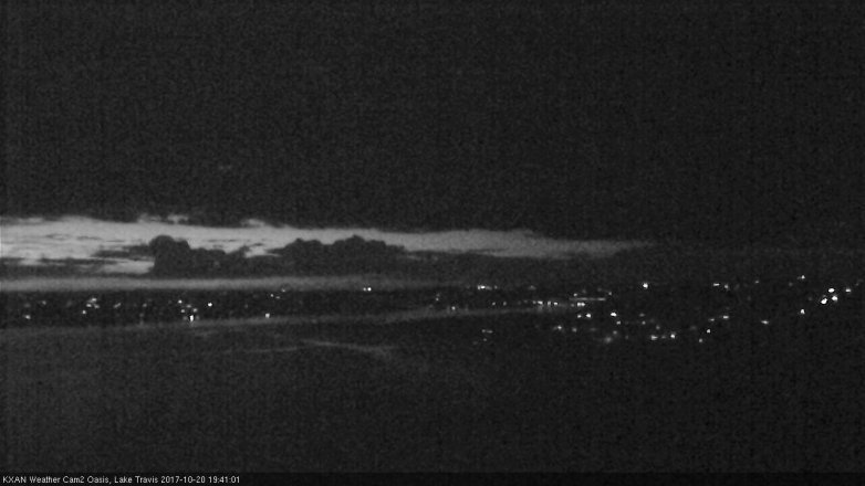 Lake Travis webcam, October 20, 2017 6:45 PM CT