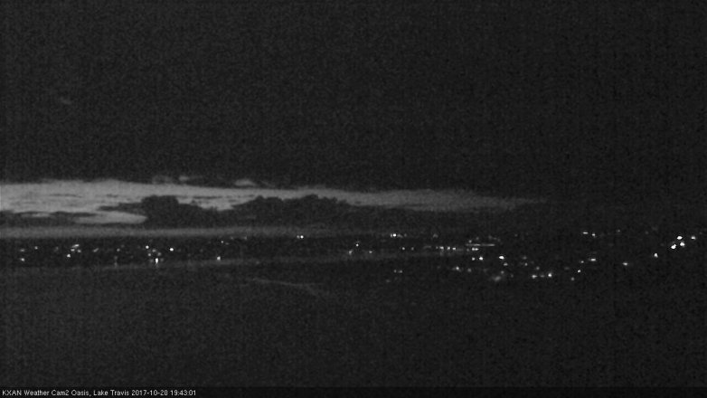 Lake Travis webcam, October 20, 2017 6:50 PM CT
