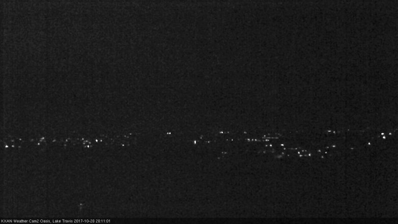 Lake Travis webcam, October 20, 2017 7:15 PM CT