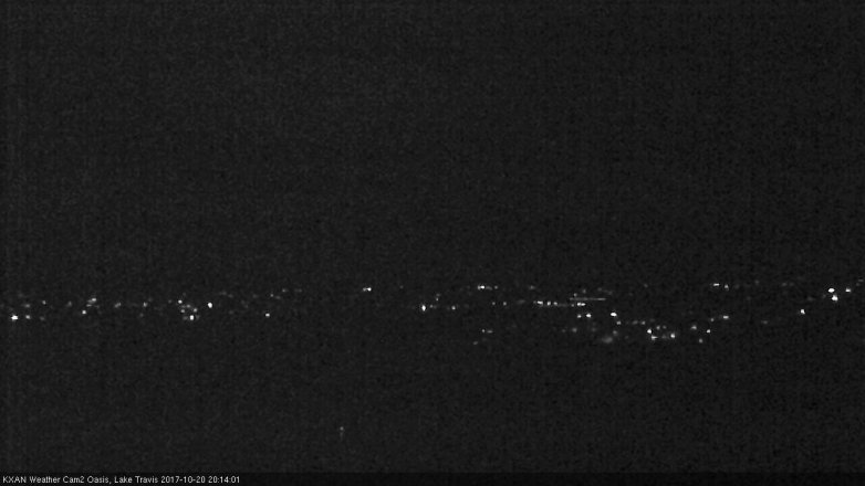 Lake Travis webcam, October 20, 2017 7:35 PM CT