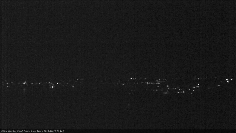 Lake Travis webcam, October 20, 2017 8:25 PM CT