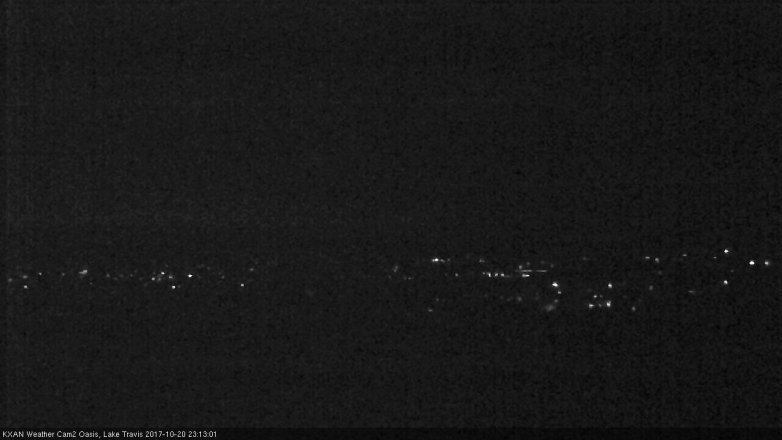 Lake Travis webcam, October 20, 2017 10:35 PM CT