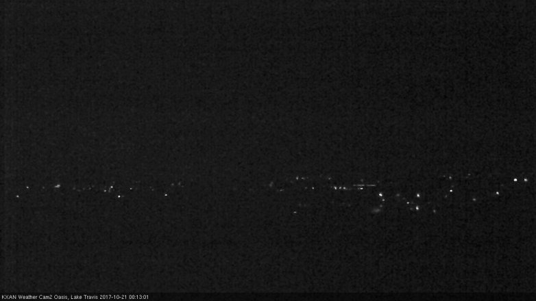 Lake Travis webcam, October 20, 2017 11:20 PM CT