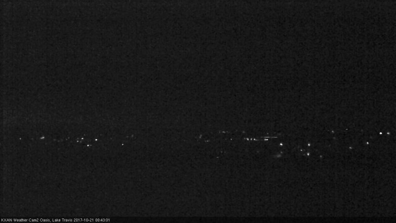 Lake Travis webcam, October 20, 2017 11:55 PM CT