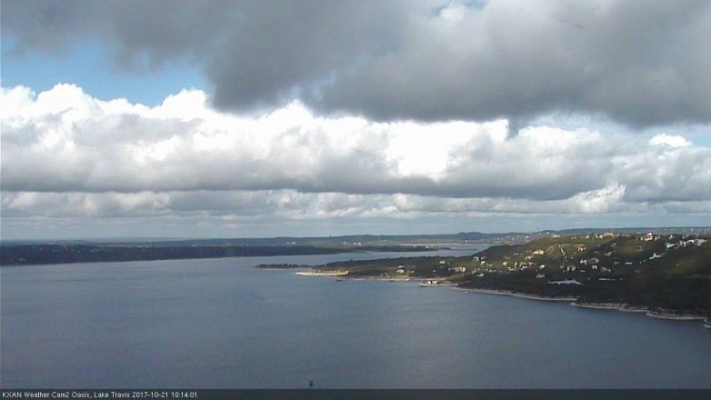 Lake Travis webcam, October 21, 2017 9:40 AM CT