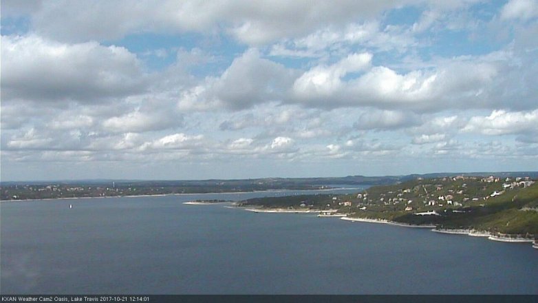 Lake Travis webcam, October 21, 2017 11:20 AM CT