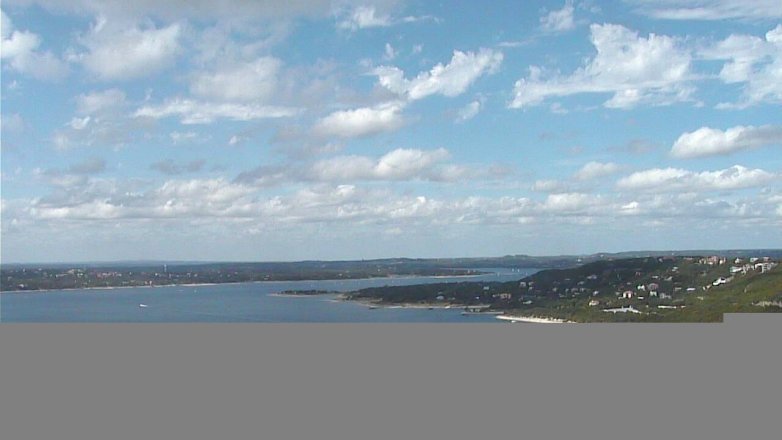 Lake Travis webcam, October 21, 2017 12:30 PM CT