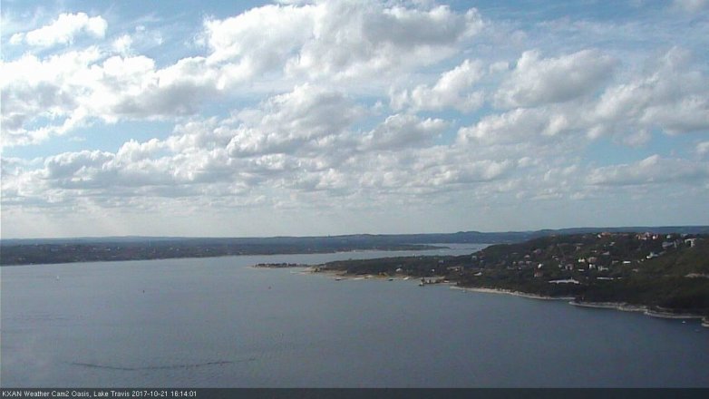 Lake Travis webcam, October 21, 2017 3:20 PM CT