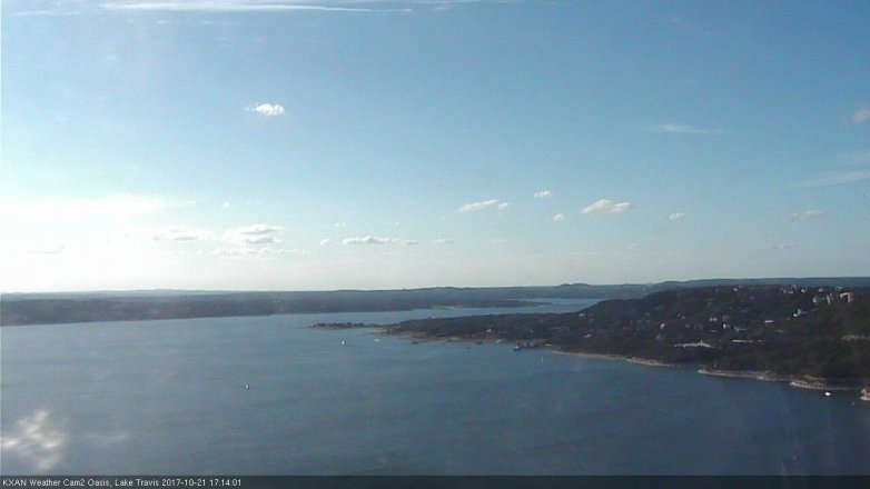 Lake Travis webcam, October 21, 2017 4:25 PM CT