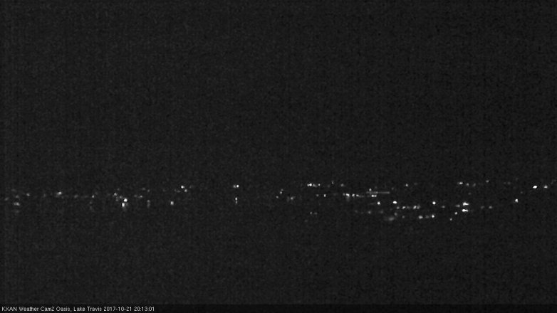 Lake Travis webcam, October 21, 2017 7:35 PM CT
