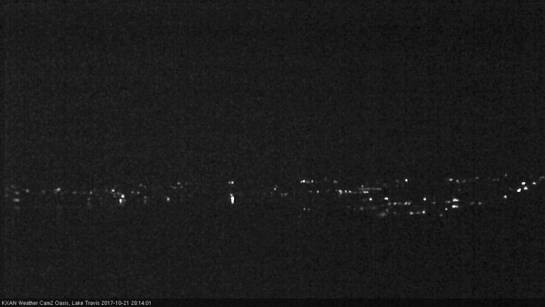 Lake Travis webcam, October 21, 2017 7:40 PM CT