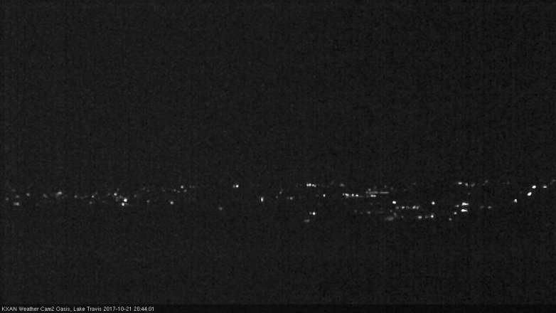 Lake Travis webcam, October 21, 2017 8:00 PM CT