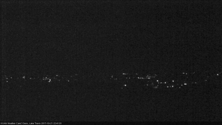 Lake Travis webcam, October 21, 2017 9:55 PM CT