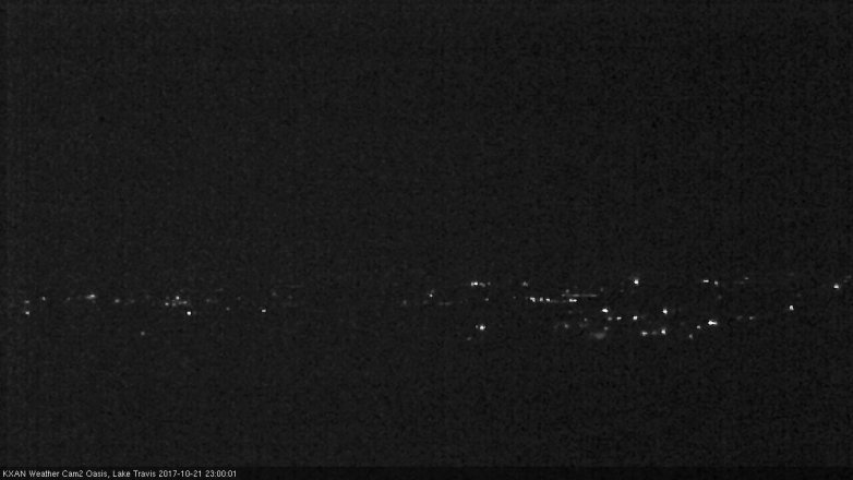 Lake Travis webcam, October 21, 2017 10:25 PM CT