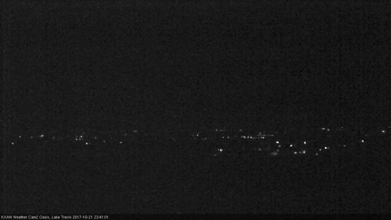Lake Travis webcam, October 21, 2017 11:10 PM CT