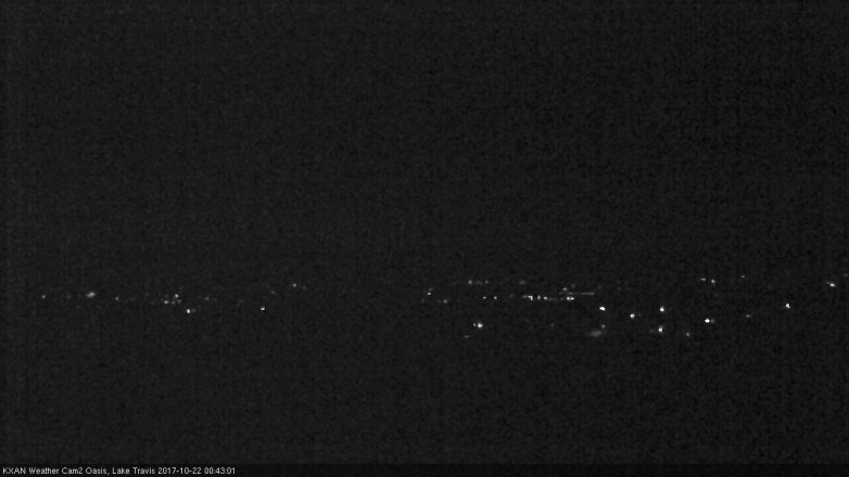Lake Travis webcam, October 21, 2017 12:00 AM CT