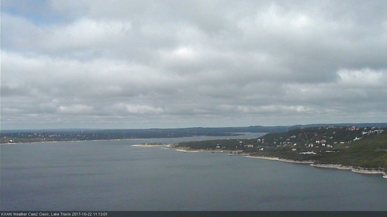 Lake Travis webcam, October 22, 2017 10:35 AM CT