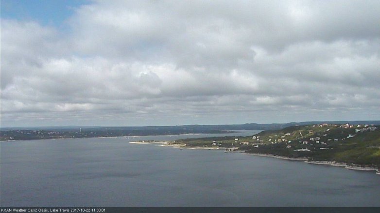 Lake Travis webcam, October 22, 2017 10:50 AM CT