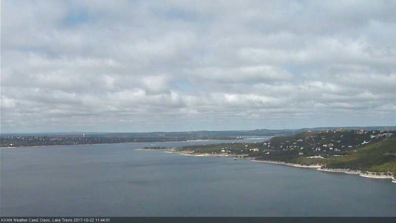 Lake Travis webcam, October 22, 2017 10:55 AM CT