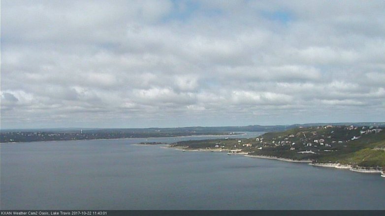 Lake Travis webcam, October 22, 2017 11:15 AM CT
