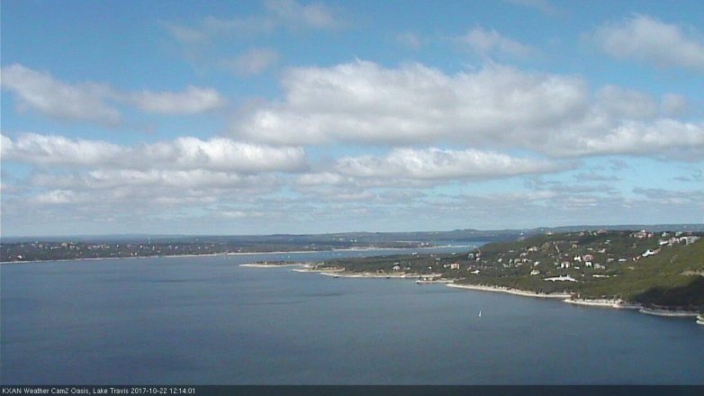 Lake Travis webcam, October 22, 2017 11:30 AM CT