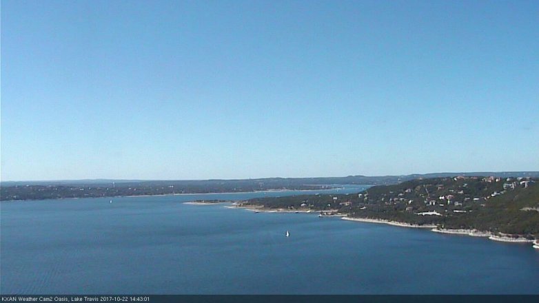 Lake Travis webcam, October 22, 2017 2:00 PM CT