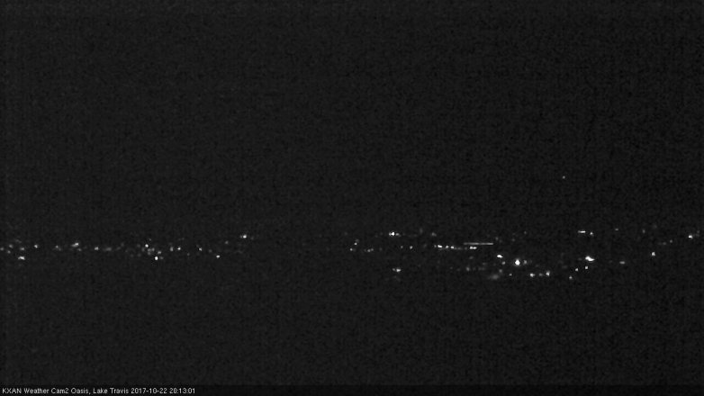 Lake Travis webcam, October 22, 2017 7:45 PM CT