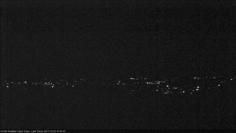 Lake Travis webcam, October 22, 2017 9:10 PM CT