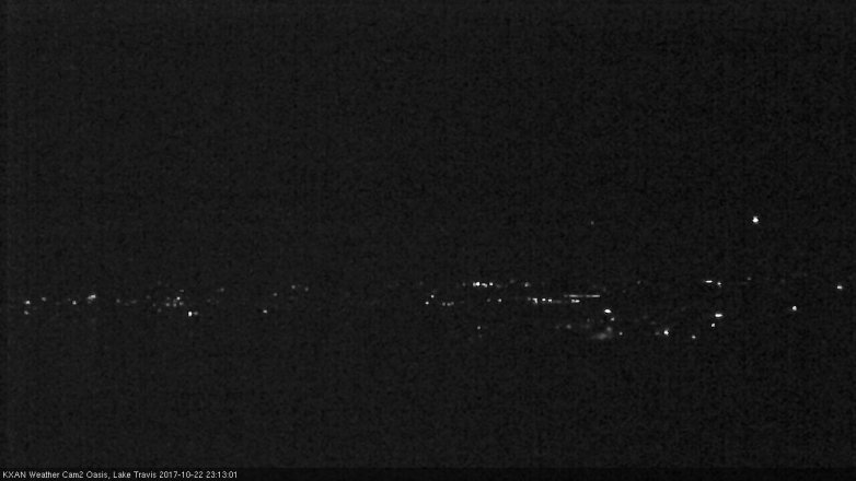 Lake Travis webcam, October 22, 2017 10:35 PM CT