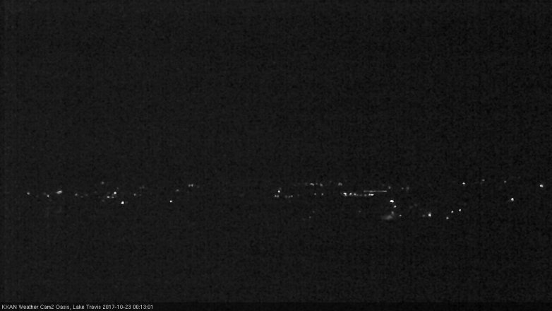 Lake Travis webcam, October 22, 2017 11:45 PM CT
