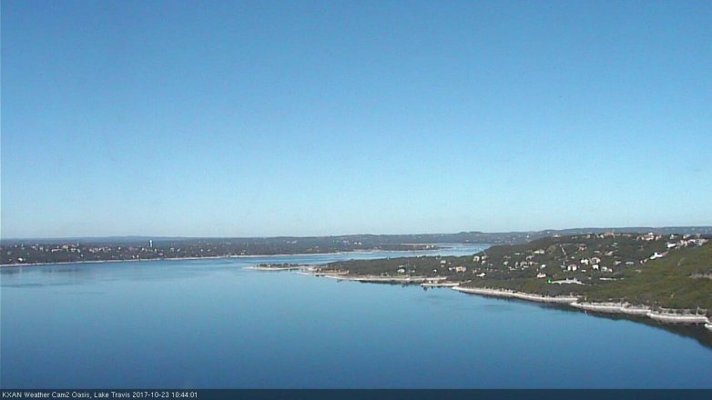Lake Travis webcam, October 23, 2017 10:15 AM CT