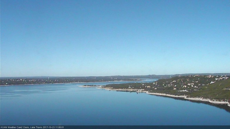 Lake Travis webcam, October 23, 2017 10:20 AM CT