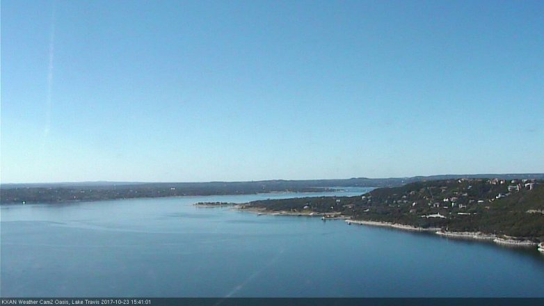 Lake Travis webcam, October 23, 2017 2:50 PM CT