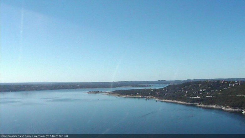 Lake Travis webcam, October 23, 2017 3:15 PM CT