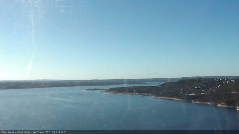 Lake Travis webcam, October 23, 2017 4:20 PM CT