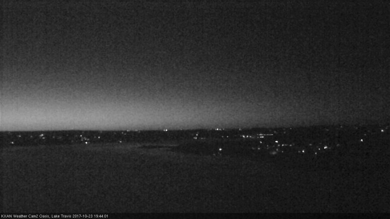 Lake Travis webcam, October 23, 2017 7:00 PM CT