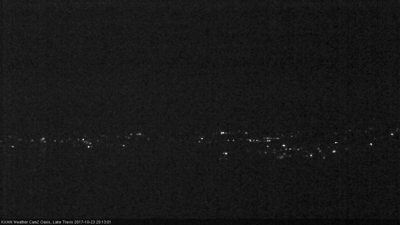 Lake Travis webcam, October 23, 2017 7:40 PM CT