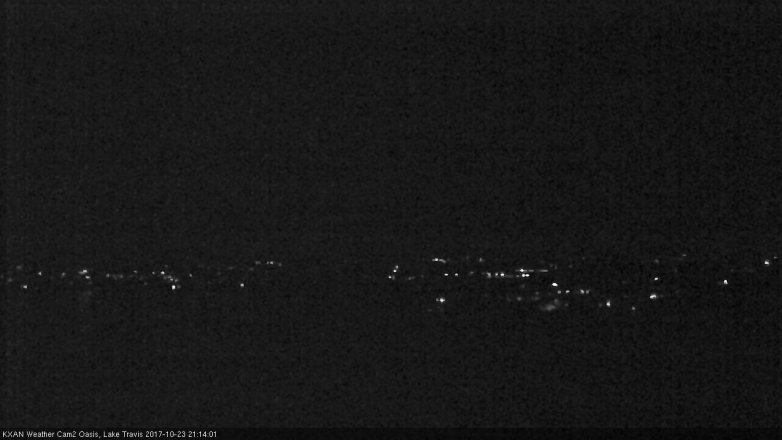 Lake Travis webcam, October 23, 2017 8:35 PM CT