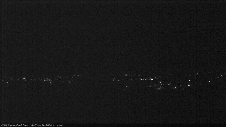 Lake Travis webcam, October 23, 2017 8:45 PM CT