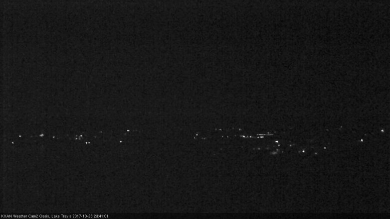 Lake Travis webcam, October 23, 2017 10:55 PM CT