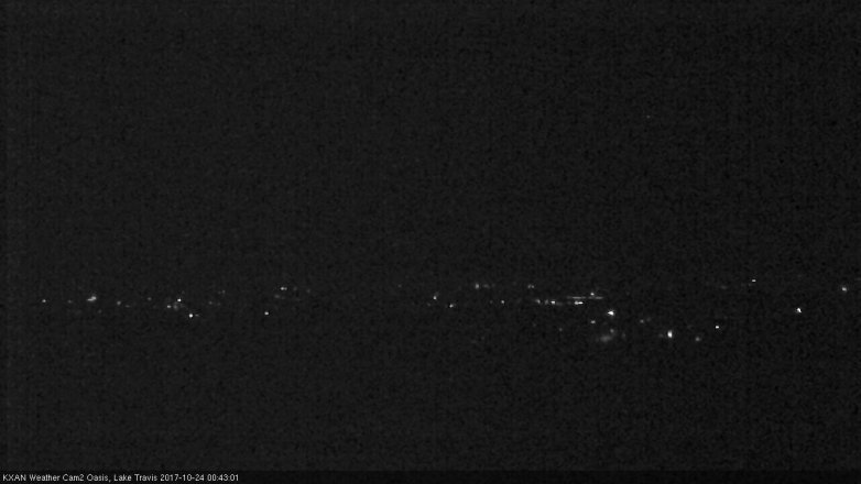 Lake Travis webcam, October 23, 2017 11:55 PM CT