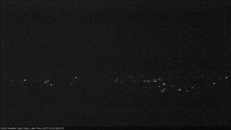 Lake Travis webcam, October 23, 2017 12:00 AM CT