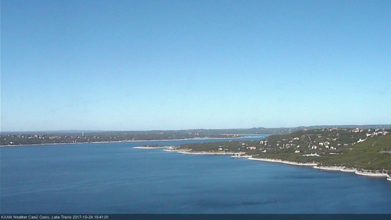 Lake Travis webcam, October 24, 2017 9:55 AM CT