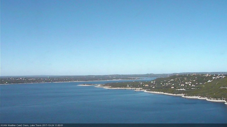 Lake Travis webcam, October 24, 2017 10:05 AM CT